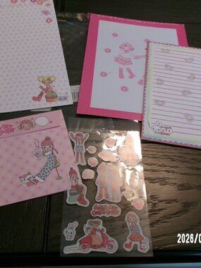 San-X  Super Cutie Girls Rush stationery set from Japan New Quantity in listing